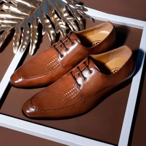 BM4163-BROWN-Men Formal Lace Up's