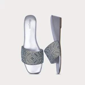 BW10137-BLUE-Women Slipper